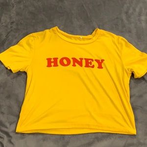 Shein honey crop top size M